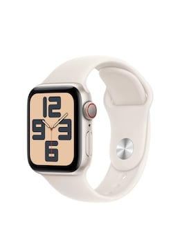 Apple Watch SE GPS/Cellular 40mm Starlight Aluminium Case,Sport Band - M/L