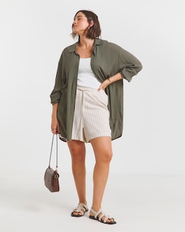 Khaki Crinkle Shirt