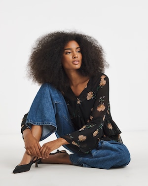 Simply Be Georgette Historical Blouse - Image 3