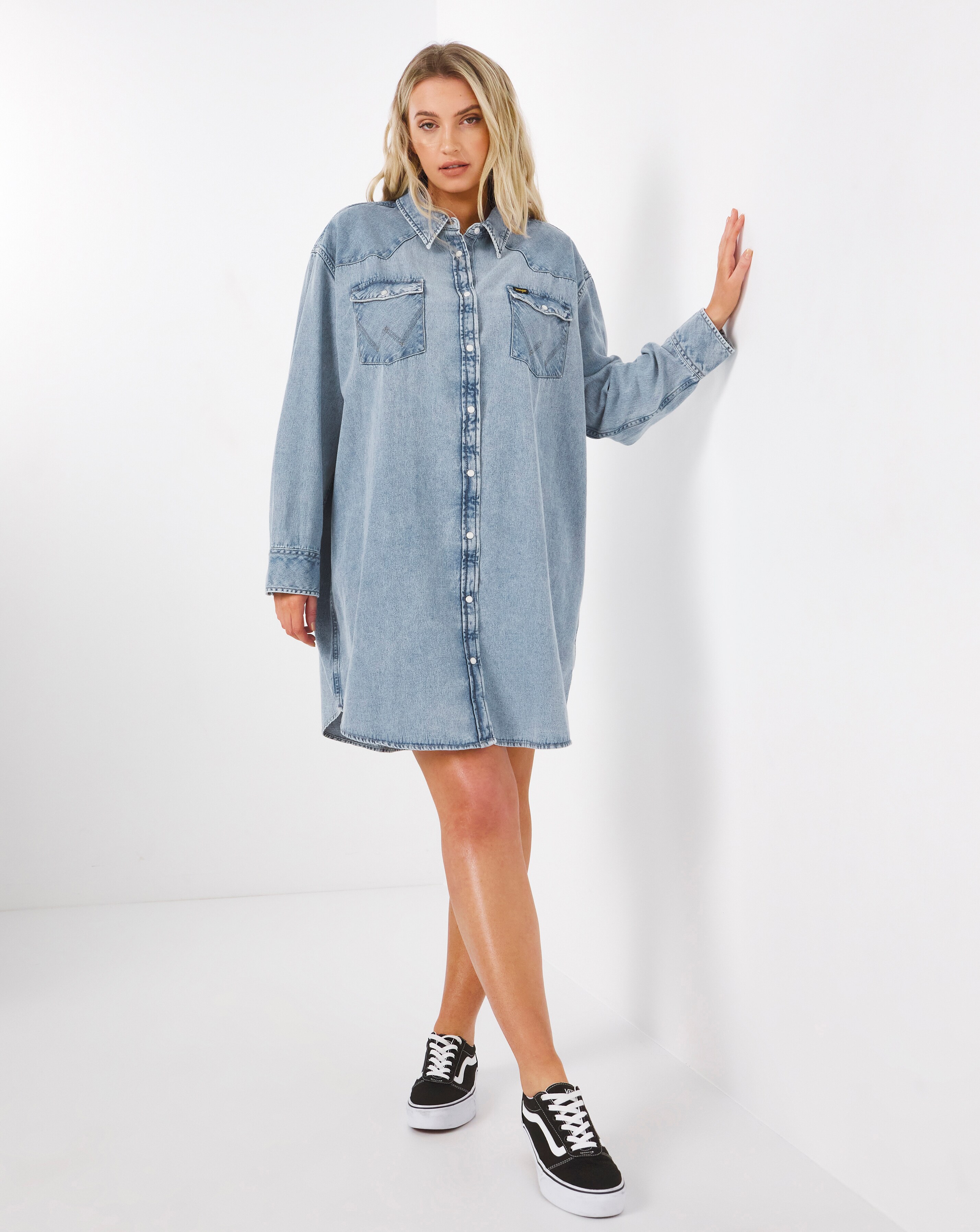 Denim Dresses | Blue, White \u0026 Black 