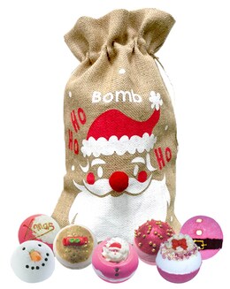 Bomb Cosmetics HO HO HO Bath Bomb Sack