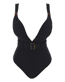 Figleaves Curve Sienna Textured Underwired Swimsuit
