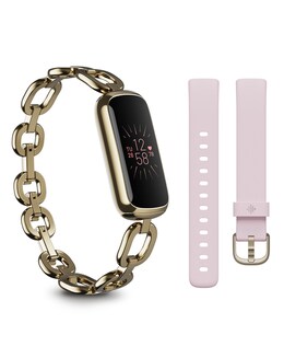 Fitbit Luxe Special Edition Fitness Tracker - Soft Gold/Peony