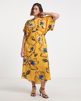 Joanna Hope Drape Sleeve Dress