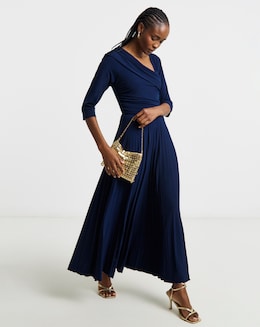 Joanna Hope Pleated Jersey Dress - Image