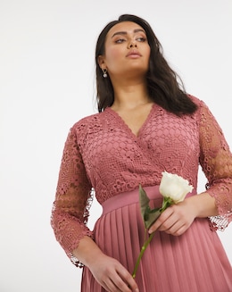 Little Mistress Crochet Midaxi Dress