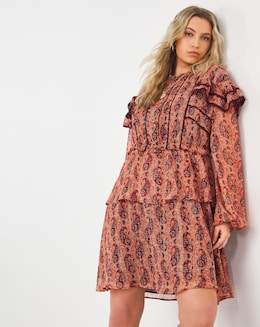Lovedrobe Paisley Print Skater Dress