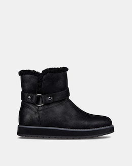 Skechers Black Keepsake Boots -Wide Fit (E)