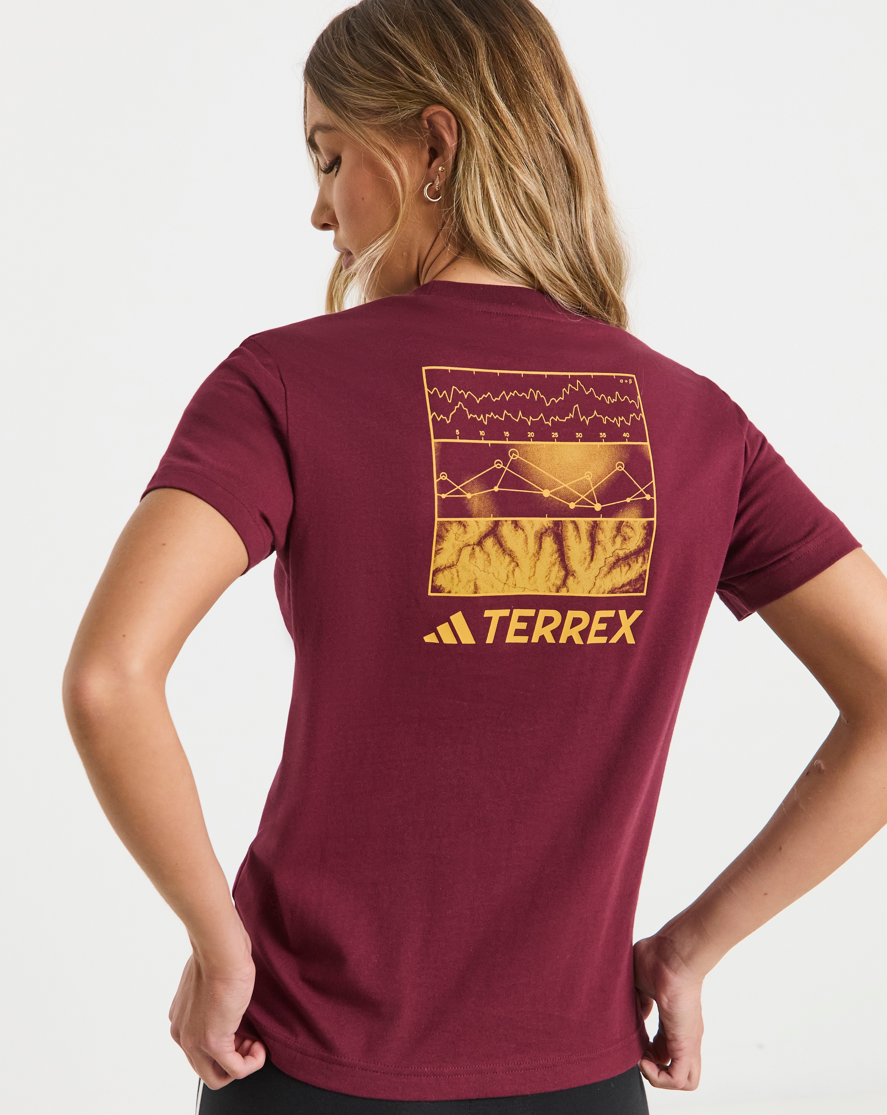 ★★Adairs★★ TERREX Graphic Tee JN4265 Clothing - Terrex Graphic Tee - Grey | adidas Oman