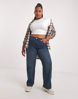 Dark Blue 24/7 Dad Jeans