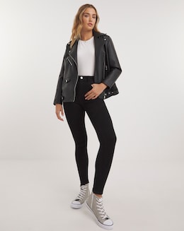 Black Seam Sculpt Skinny Jean