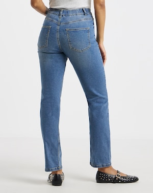 24/7 Western Blue Straight Leg Jeans - Image 3