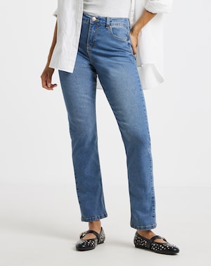 24/7 Western Blue Straight Leg Jeans - Image 2