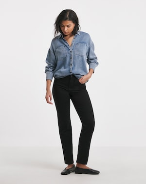 Black 24/7 Straight Leg Jeans - Image 1