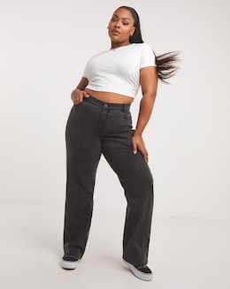 Black 24/7 Dad Jeans