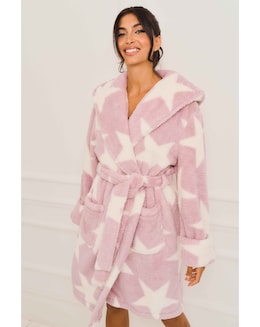 Jim Jam the Label Star Print Dressing Gown