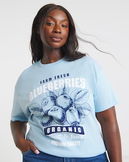 Blueberries Graphic T-Shirt