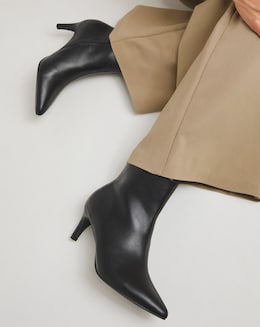 Ankle Kitten Heel Boot Ex Wide - Image