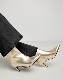 Sabine Ankle Kitten Heel Boots Wide E Fit