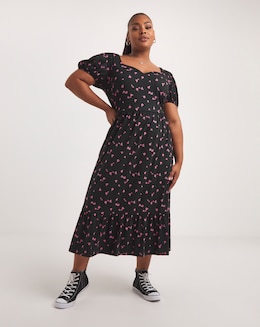 Supersoft Sweetheart Midi Dress