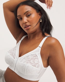 2Pack Sarah FrontFastening Wht/Blsh Bras