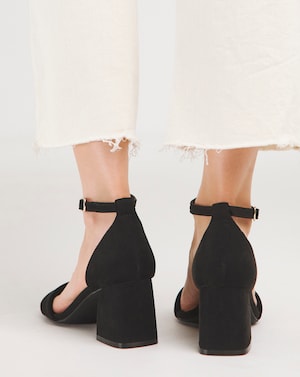 Barely There Heeled Sandals Ex Wide - Image 6