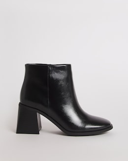 Lois Classic Heeled Ankle Boots Ex Wide Fit