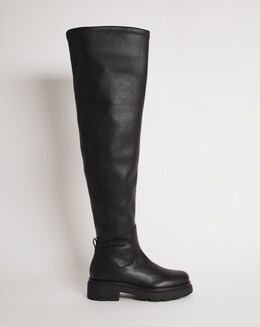 Gretel Stretch Over The Knee Boots Ex Wide Fit Curvy Calf