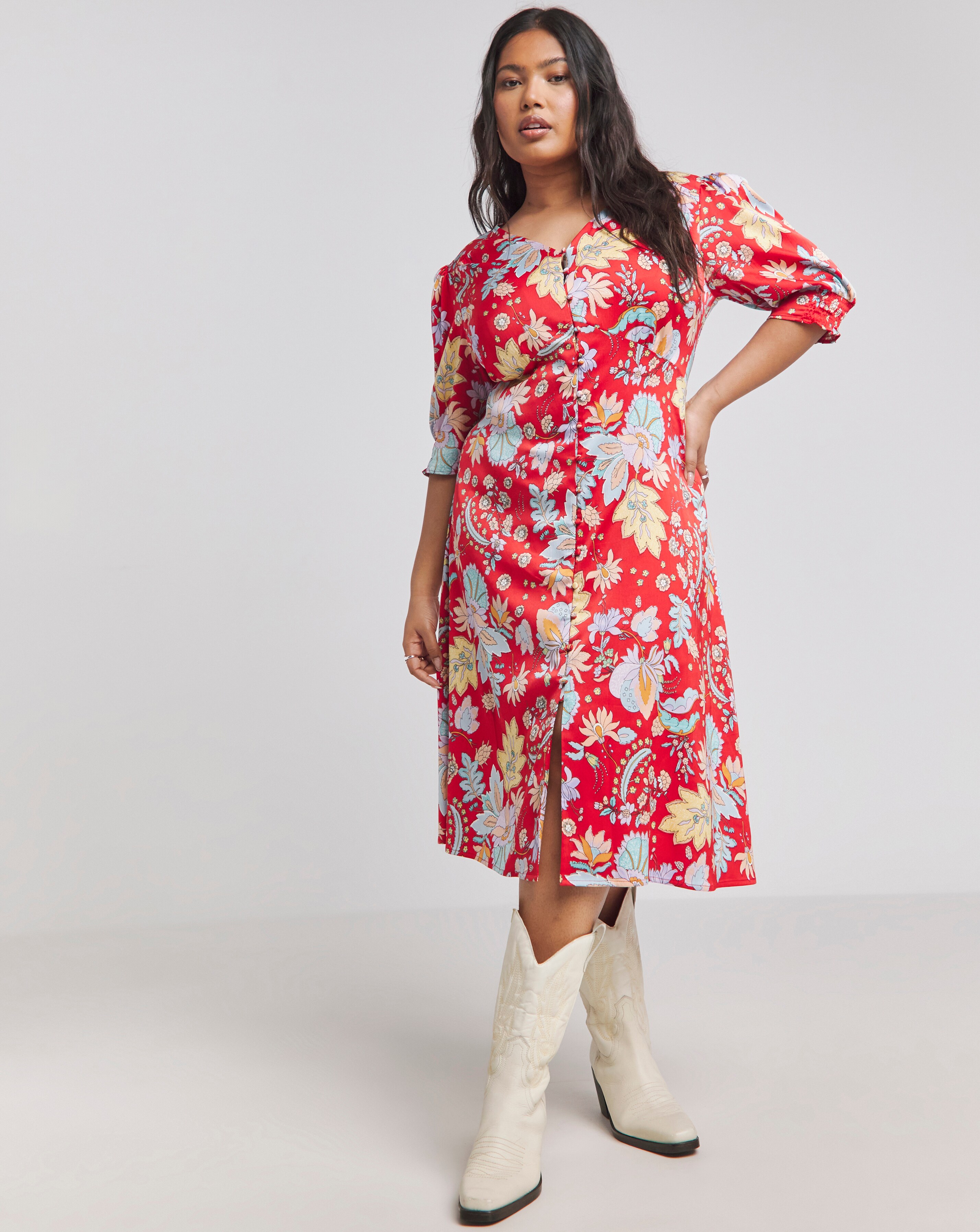 Women s Casual Midi Dresses in Sizes 10 32 Simply Be