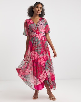 Hope &amp; Ivy Cordelia Wrap Maxi Dress