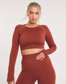 Pink Soda Logo Seamless LS Top