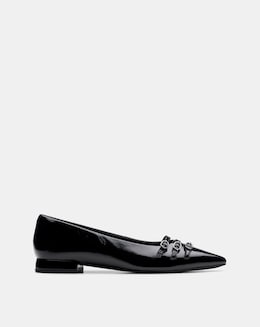 Clarks Sensa15 Strap Leather Ballerina Standard Fit