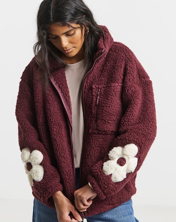 Teddy with Flower Sleeve Detail