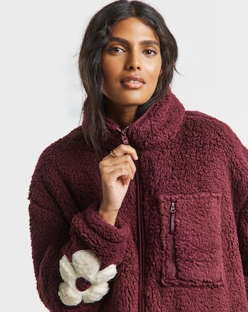 Teddy with Flower Sleeve Detail