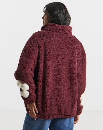 Teddy with Flower Sleeve Detail