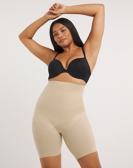 Miraclesuit Instant Tummy Tuck Firm Control Hi Waist Thigh Slimmer Nude