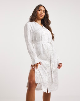 Calvin Klein Monogram Shirt Dress