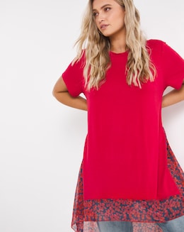 Joe Browns Short Sleeve Waterfall Jersey Tunic