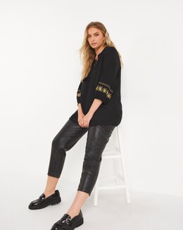 Joe Browns Embroidered Sleeve Blouse