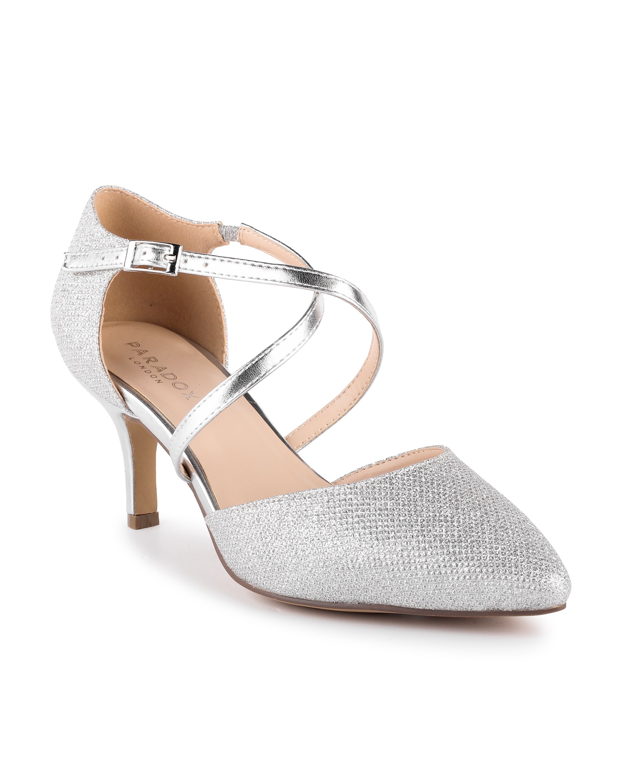 Silver grey wide fit clearance shoes