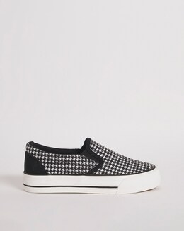 Nielson Slip On Chunky Sole Trainers Wide Fit