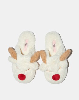 Boux Avenue Reindeer Christmas Slippers