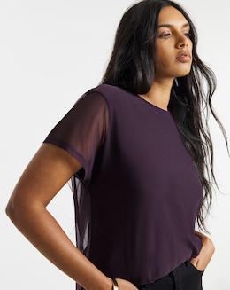 Haut Femme NDT Apparel - Taille 2X (plus Size) - Violet - Sans Manches - Très Bon état