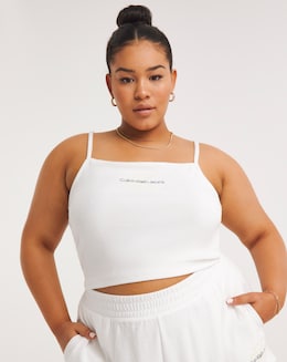 Calvin Jeans Towelling Strappy Top
