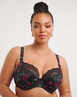 Elomi Lucie Printed Plunge Wired Bra