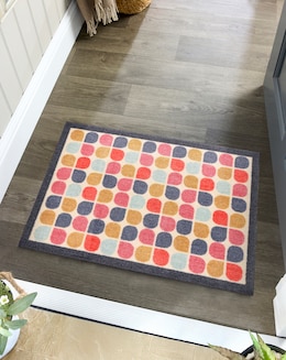 My Mat Nylon Indoor Pattern My Retro Clover Doormat