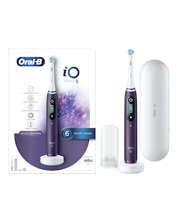Oral-B iO8 Violet Electric Toothbrush with Travel Case