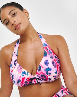 Joe Browns Animal Print Non Wired Bikini Top