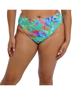 Elomi Toyama Tides Mid Rise Bikini Brief Jade