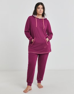 Joe Browns Jersey Lounge Jogger Plum